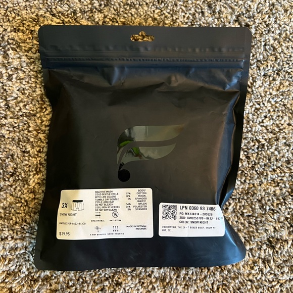 NEW FABLETICS The 24-7 Boxer brief Size: 2X - Picture 4 of 4